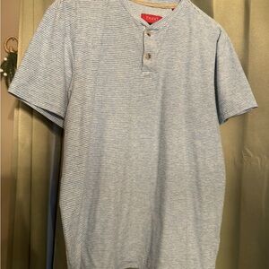 Bruno Light Blue Striped Men's Casual Shirt